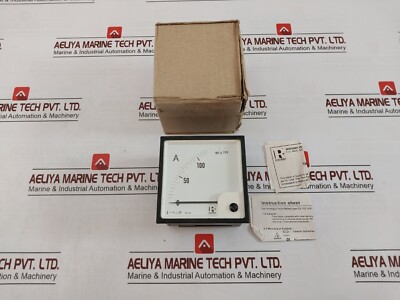 Rishabh EQ96 Analog Voltmeter 125/250A S6H 023652 Q2077