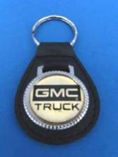 GMC AUTO LEATHER KEYCHAIN KEY CHAIN RING FOB #060