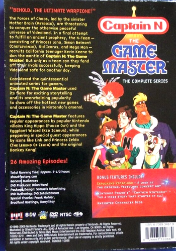 Captain N The Game Master - The Complete Series, DVD - Picture 2 of 2