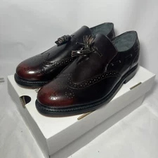 Executive Imperials Nicholas Burgundy Dress Shoes Talows  Men's 9 EEEEE