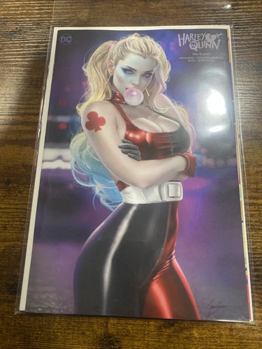 HARLEY QUINN #33 * NM+ * NATALI SANDERS MINIMAL TRADE DRESS VARIANT LTD 1000 🔥