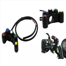 7/8" 22mm Universal Handlebar Switch 5 button Array Motorcycle Switch For Harley