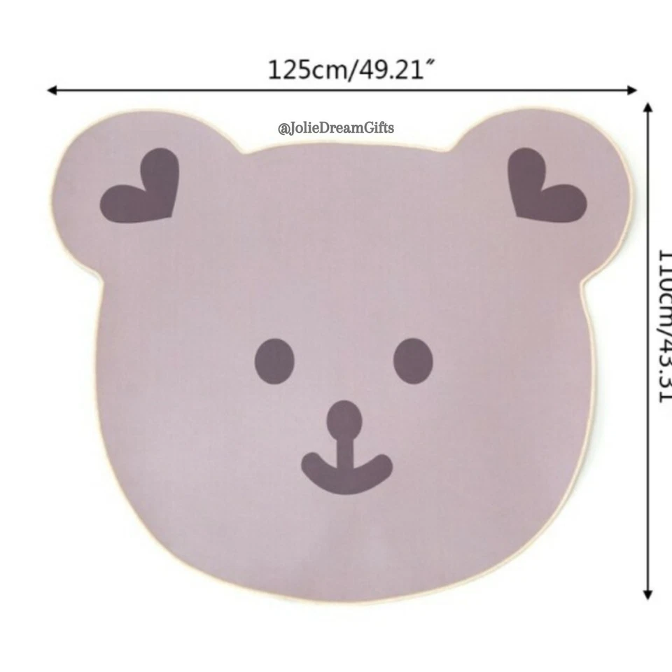 Tapete adorável rosa muito elegante urso recém-nascido feminino tema urso rosa berçário  - Imagem 3 de 3