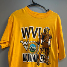 Fruit Of The Loom Vintage West Virginia University Graphic T-Shirt Adult XL