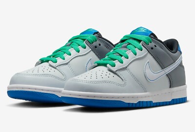 Nike Dunk Low (GS) Pure Platinum/White-Cool Grey DH9765-004 Unisex Shoes New. 