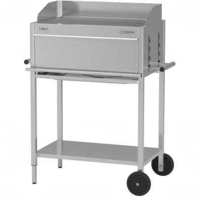 Holzkohlegrill ''Willy L - Basic'' Edelstahl Grill 55 x 33 cm | Made in Germany