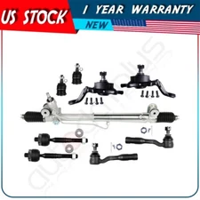 9PC For Toyota Sequoia Tundra Power Rack And Pinion Tie Rod End Lower Ball Joint