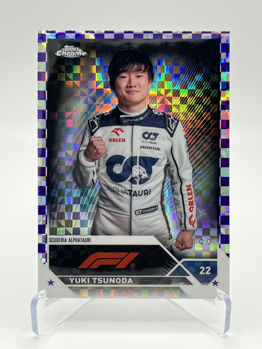 23 TOPPS CHROME YUKI TSUNODA 角田裕毅 世界25枚 Yuki Tsunoda