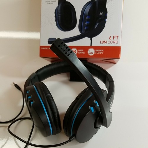 Xtreme Tech Gaming Headset 6ft 1.8M Cord 3.5MM AUX In Line Volume Control - Picture 5 of 12