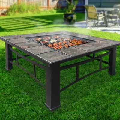 Outdoor Fire Pit Bbq Table Grill Fireplace 47 Ice Bucket Gumtree