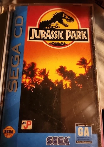 Jurassic Park (Sega CD, 1993) CD New Opened Video GAME