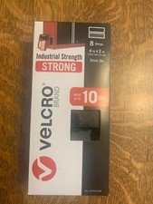 VELCRO BRAND HEAVY DUTY FASTNERS 4"X2" SELF ADHESIVE 8 SETS HOLDS 10 LBS NEW