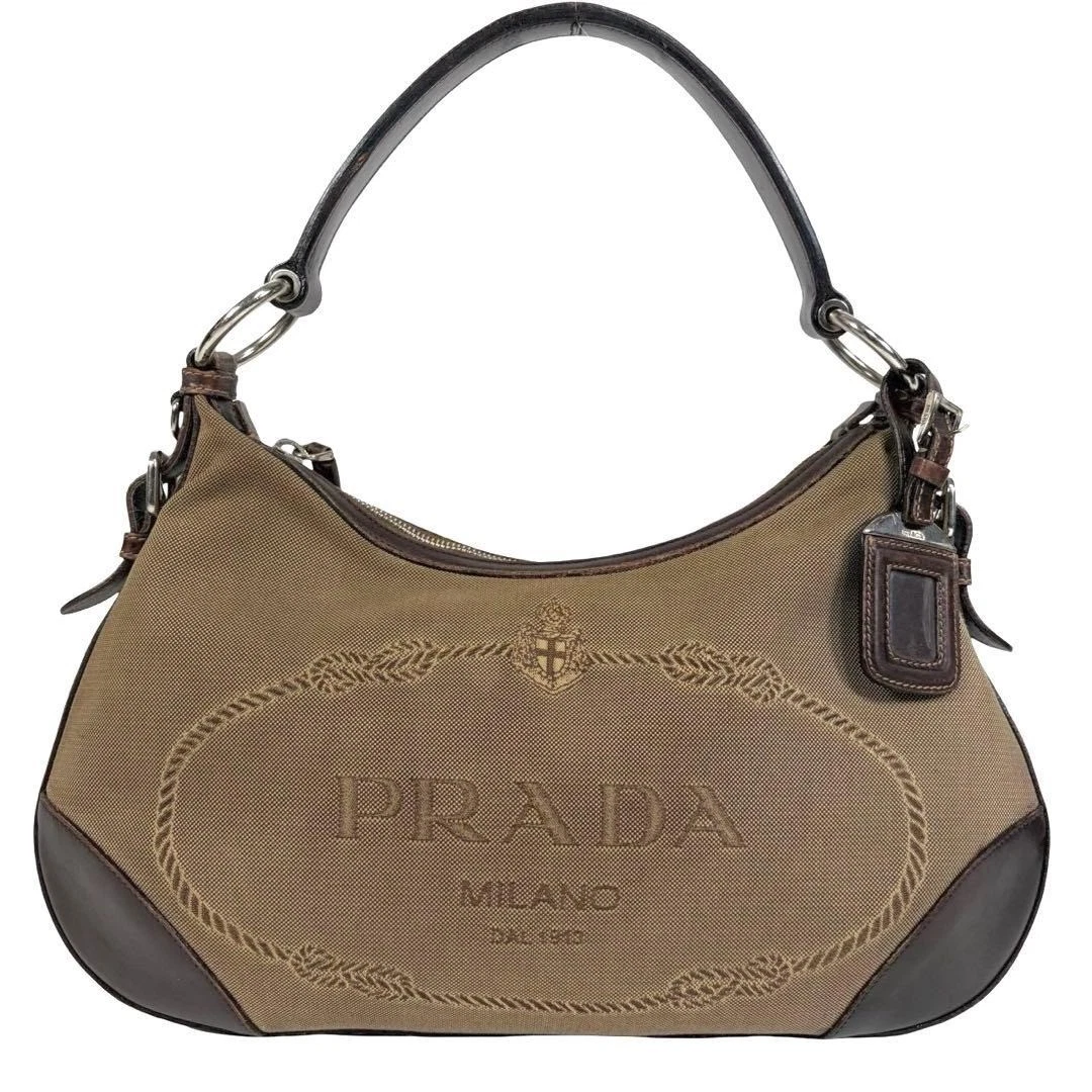 PRADA Shoulder Bag Beige Bags & Handbags for Women for sale | eBay