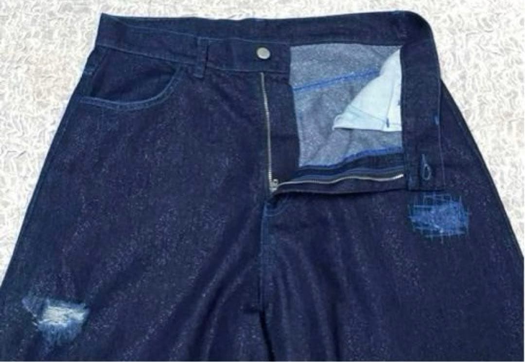 GIDEAL. Denim Set Up Damaged Processing Glitter B… - image 18