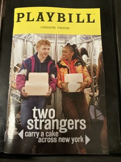 Two Strangers Carry A Cake Across New York Broadway Playbill November 2025 Tony