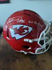 Christian Okoye Signed Chiefs Full Size Replica Speed Helmet Auto Schwartz COA