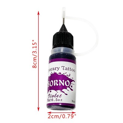 10Ml Semi-Permanent Tattoo Ink Paste For Temporary Natural Body Paint Sticker ON