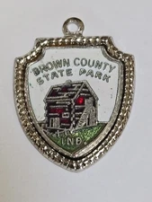 Sterling Silver ~ Brown County State Park Charm ~ Indiana ~ VINTAGE