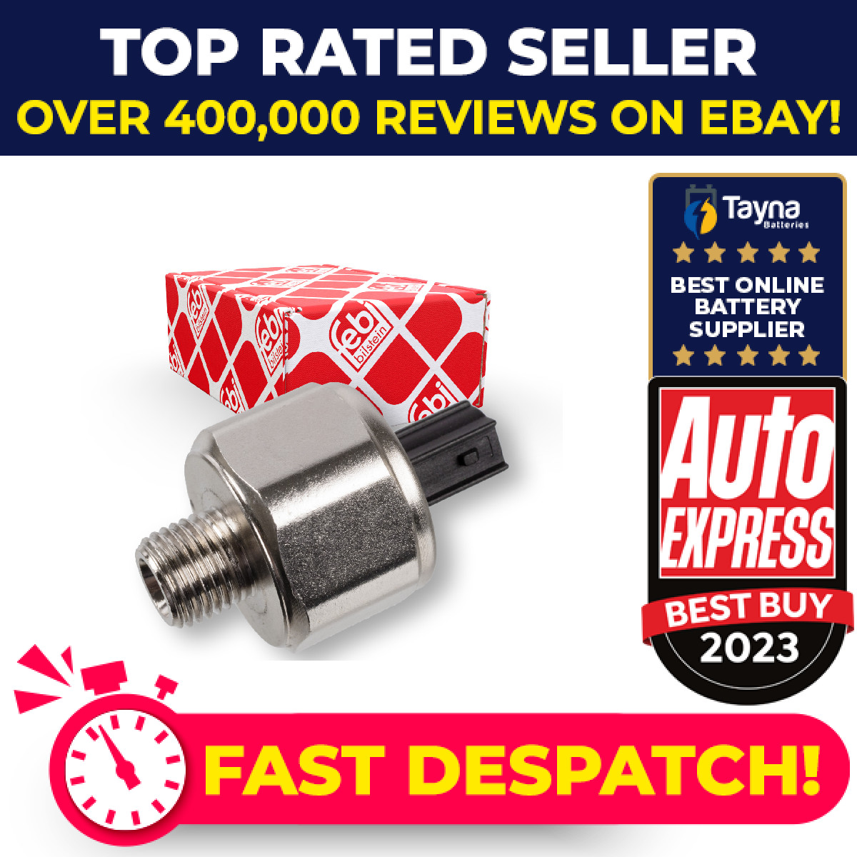 Knock Sensor fits HONDA CR-V 2.4 2006 on 30530PNA003 30530PPLA01 Febi Quality
