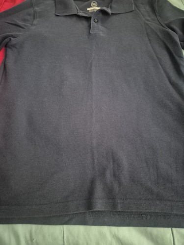 2 Wonder Nation Boys Long Sleeve Polo Shirt XL (14-16)Red Navy School Uniform - Picture 3 of 14