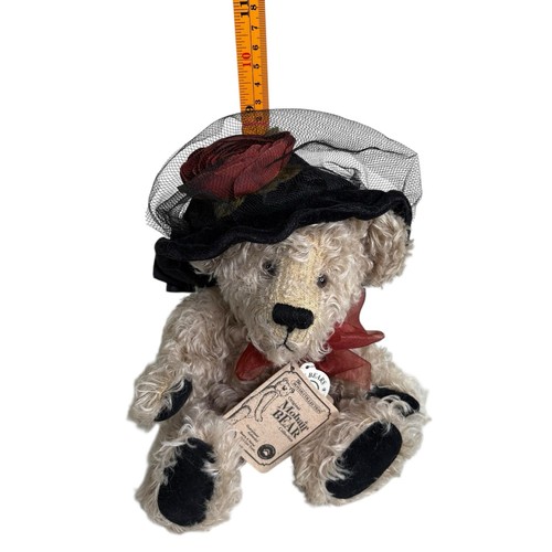 Vintage Boyds Bears Mohair Collection Teddy Bear Jointed Artist Bear W/ Hat Tag - Picture 7 of 10