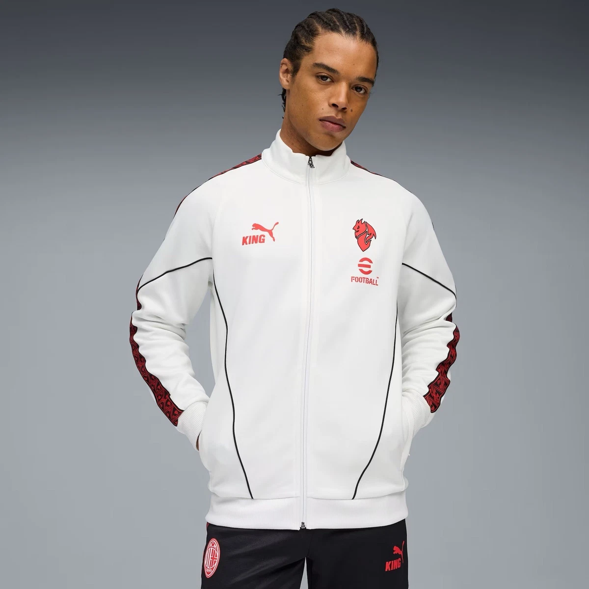 AC Milan White International Club Soccer Fan Jackets for sale | eBay