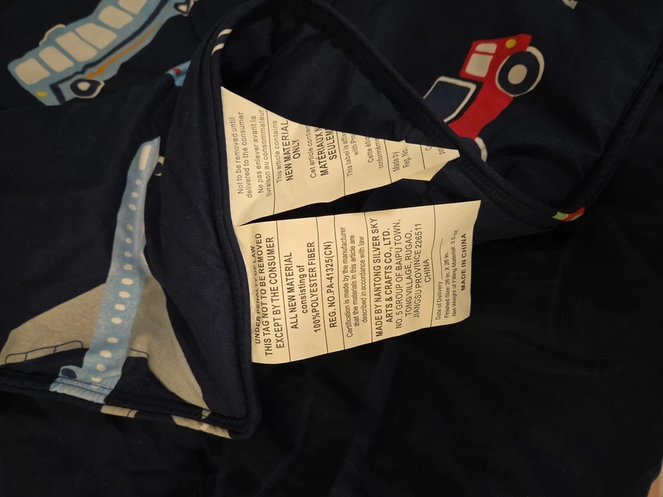 Edredón de transporte Pottery Barn Kids 68x86 + funda de almohada 26x26 Foto 4 de 4