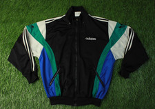 ADIDAS TEAM ORIGINAL CASUAL MEN VINTAGE VTG 90'S TRACK TOP JACKET SIZE M MEDIUM