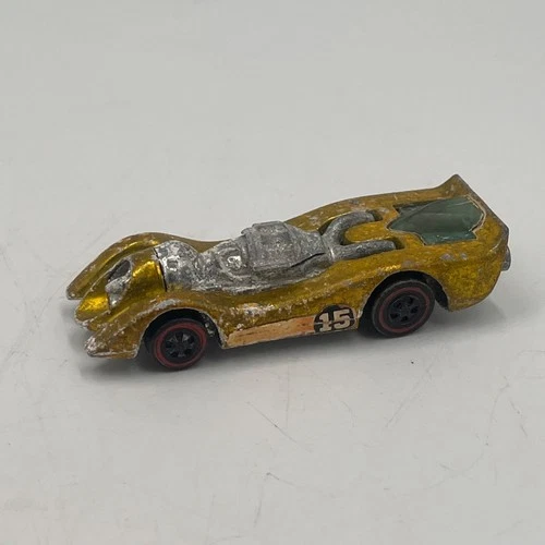 Hot Wheels Redlines 1970 Jet Threat Yellow/Gold 1:64 Diecast