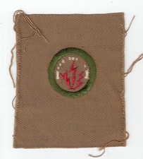 Merit Badge Wireless Type A large square unused teens plain back