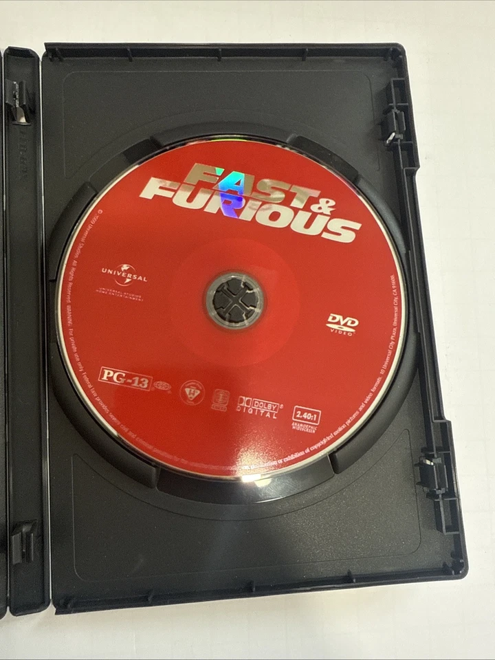 Fast & Furious (DVD, 2009) 4 Fast Saga Vin Diesel Michelle Rodriguez Paul Walker Foto 2 de 4