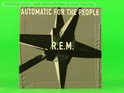 REM AUTOMATIC FOR THE PEOPLE (606) 12 Track CD Album Picture Sleeve WARNER