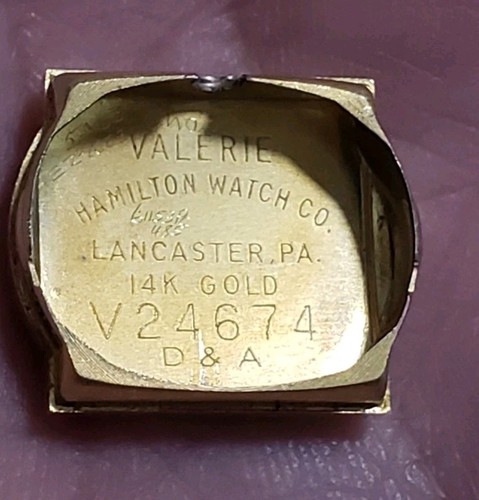 Vintage Ladies Hamilton 14k Solid Yellow Gold Watch 22 Jewel Works - Picture 5 of 20