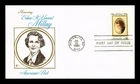 US COVER EDNA ST VINCENT MILLAY AMERICAN POET FDC COVER CRAFT CACHET INSERT