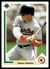 Mickey Tettleton 1991 Upper Deck #296 Orioles MLB READ FREE SHIP AutographDen