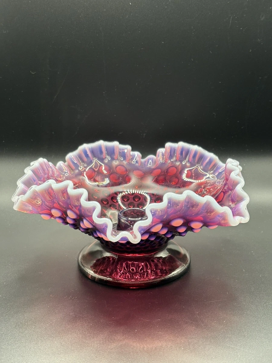 Fenton Plum Opalescent Hobnail for sale | eBay