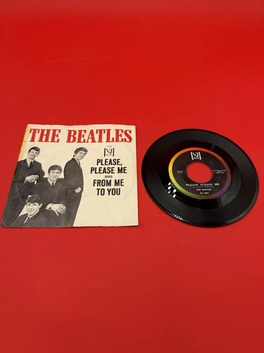 THE BEATLES US 45 VEE JAY VJ 581 Please Please Me w/Picture Sleeve!!