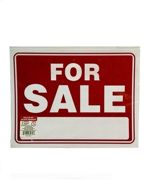 For Sale Sign 9 x 12” for Car Sale/Yard Sale/Garage Sale/Retail