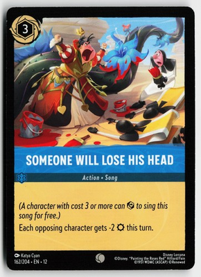 #ad Someone Will Lose His Head 162 204 Common Wilds Unknown Lorcana Near Mint $1.99