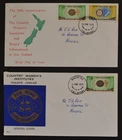 1971 New Zealand Country Womens Inst & Rotary First Day Covers (2) - Two Designs
