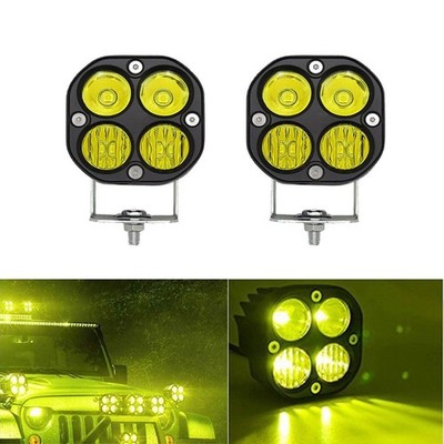 2x3inch LED Cube Pods Work Light Bar Flood/Spot Beam Driving Fog For Offroad ATV