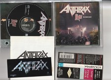 Anthrax Live The Island Years Japan CD w/obi /sticker 1st press PHCR-1755