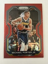 2020-21 Panini Prizm - Choice Red Prizm #86 Michael Porter Jr. /299 NM