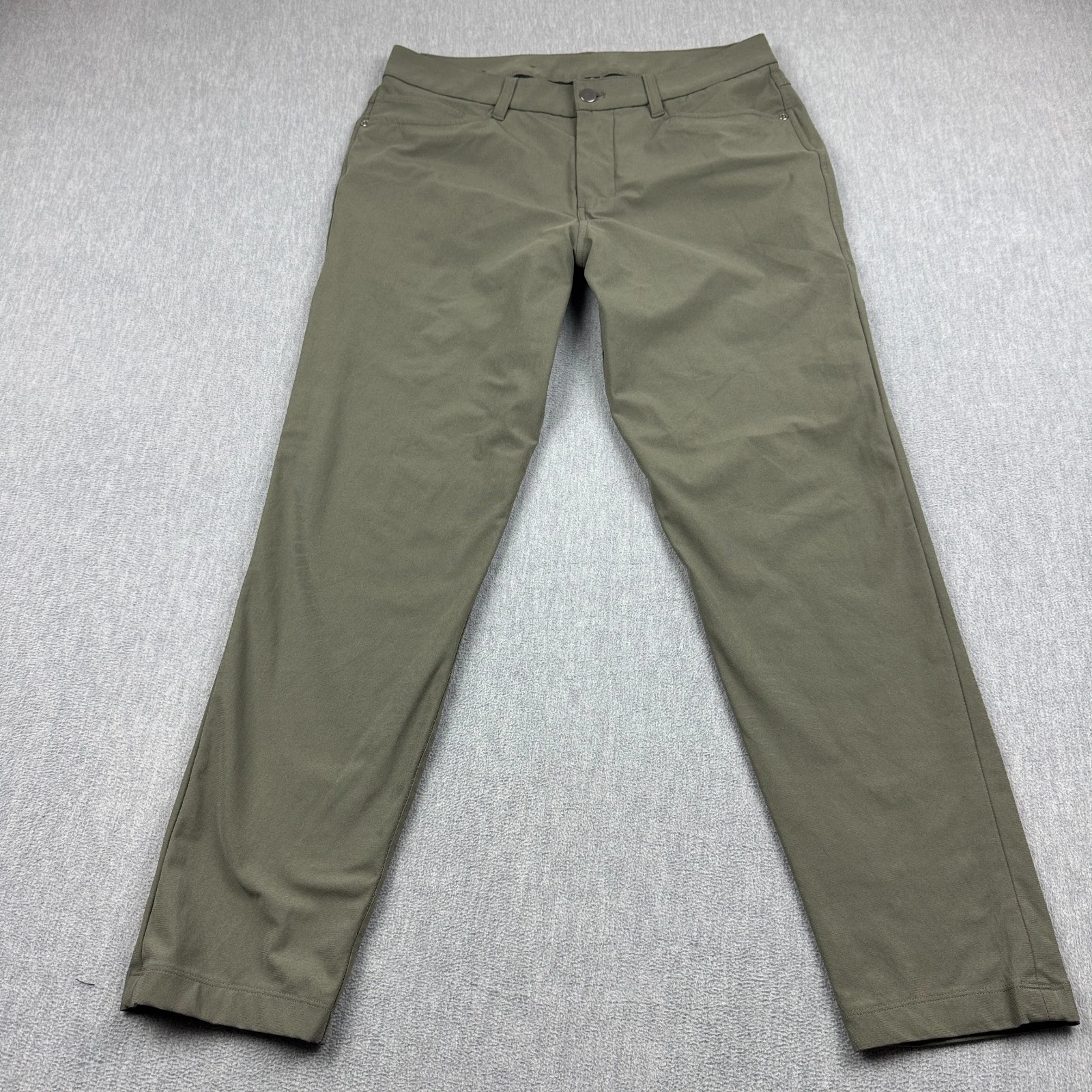 Lululemon Pants Mens 31 Green ABC Slim Fit Warpstreme Chino Comfort M5AQRS