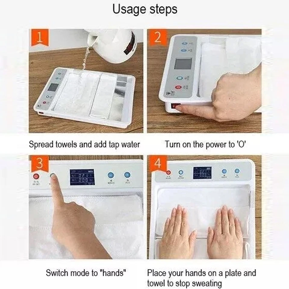 Hyperhidrosis Machine Iontophoresis Against Sweating Sweaty Hands Feet NEW - Image 3 of 4