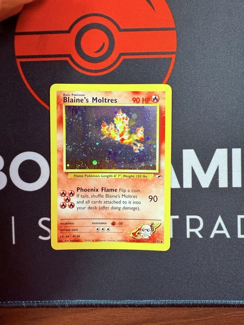 Blaine's Moltres Holo Gym Heroes 2000 Pokemon #61