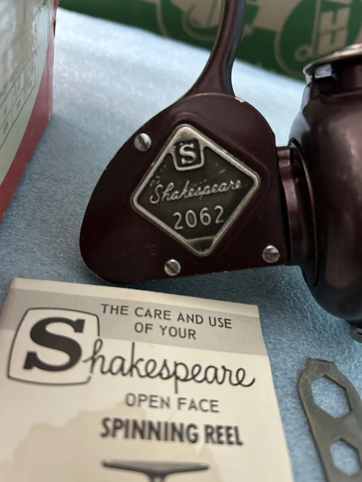 SHAKESPEARE 2062 NL МОДЕЛЬ 2 ВИНТАЖНЫЙ РЫБАЛКИ СПИННИНГ КАТУШКА ОРИГИНАЛЬНОЙ КОРОБКЕ + - Изображение 4 из 4