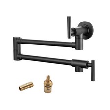 Havin Upside Down Design Pot Filler,Black Color,Wall Mount Pot Filler Faucet,...