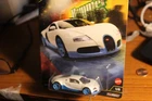 Hot Wheels-White/Blue Bugatti Veyron-Real Riders-Car Culture-Premium-#1/5