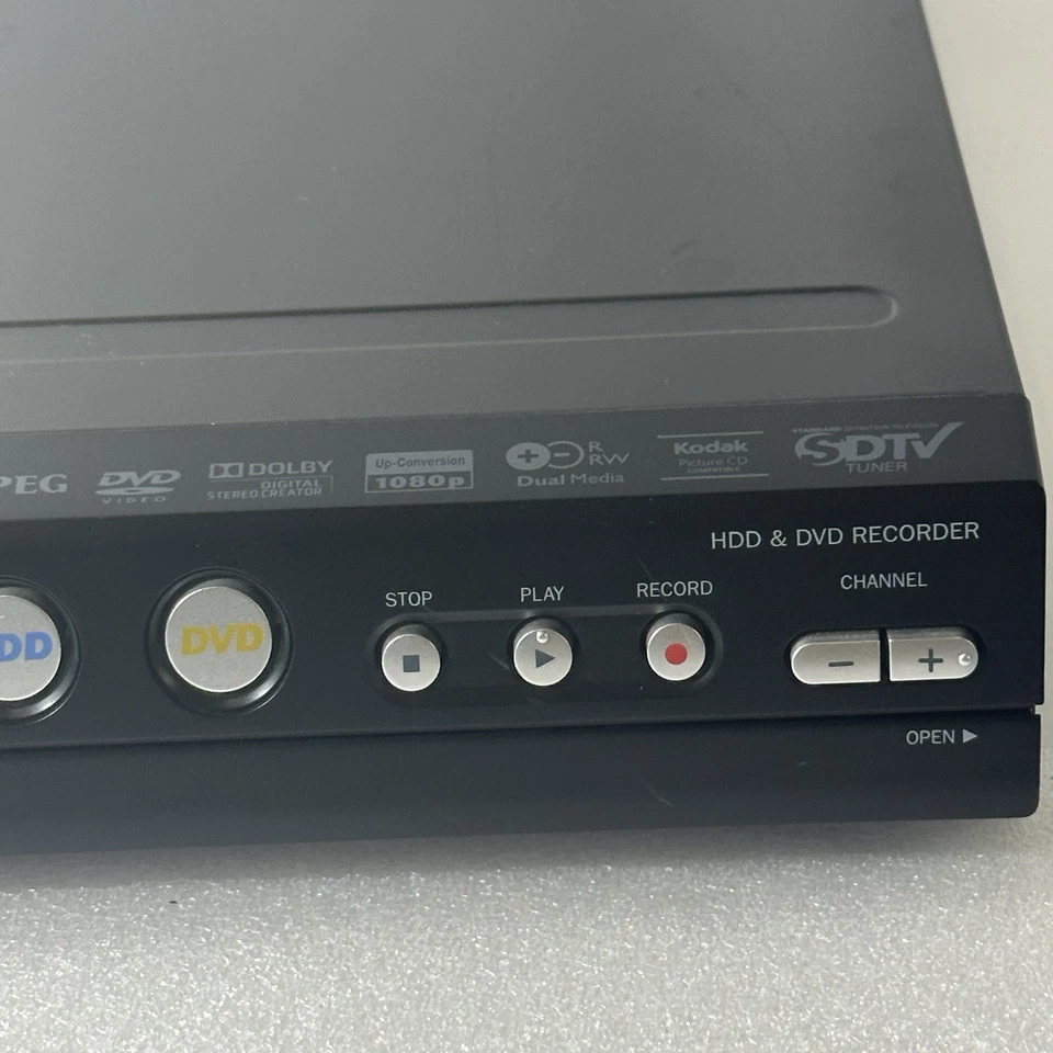 Magnavox MDR513H/F7 HDD DVD Recorder Player Tested & Working No Remote - Image 4 of 4